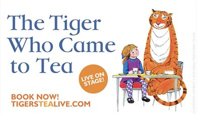 Press illustration for The Tiger Who Came to Tea stage show