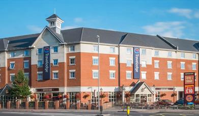 Exterior view of Portsmouth Travelodge