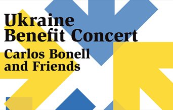 Poster image for the Ukraine Benefit Concert at Portsmouth Cathedral