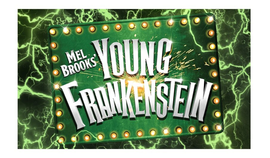 Illustration showing Young Frankenstein logo