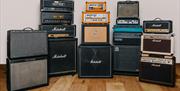 A wide and varied selection of amps on display at Southsea Sound