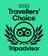 Trip Advisor Travellers’ Choice award
