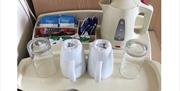 Tea and coffee making facilities in the room