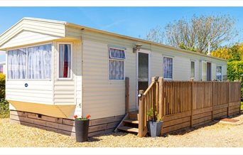 One of the static caravans available from Southsea Caravans