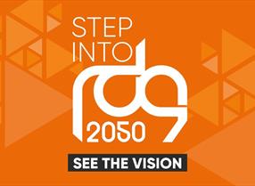 Step into the 2050 Vision button