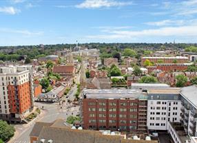 Aerial view of Reading