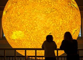 Helios sun sculpture