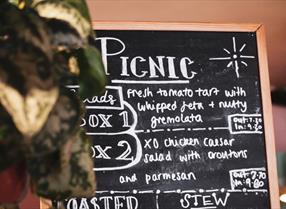 Blackboard menu