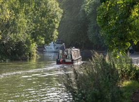 Boat on river