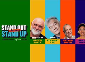 Stand Out Stand Up comedy banner
