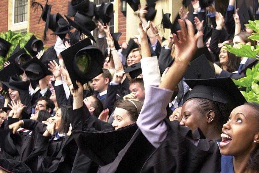 graduates celebrating