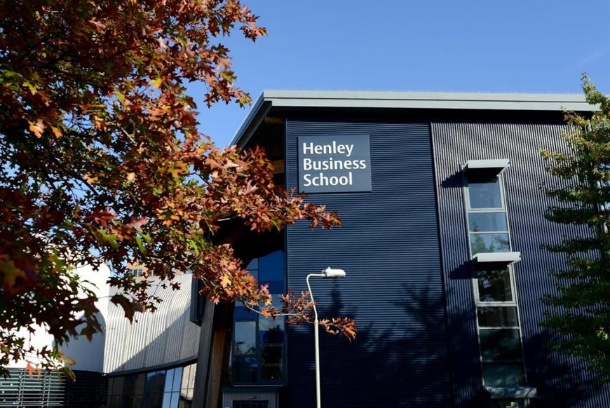 Henley Business School sign exterior