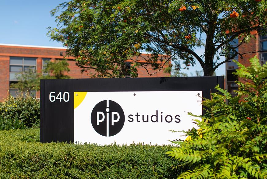 Pip Studios sign