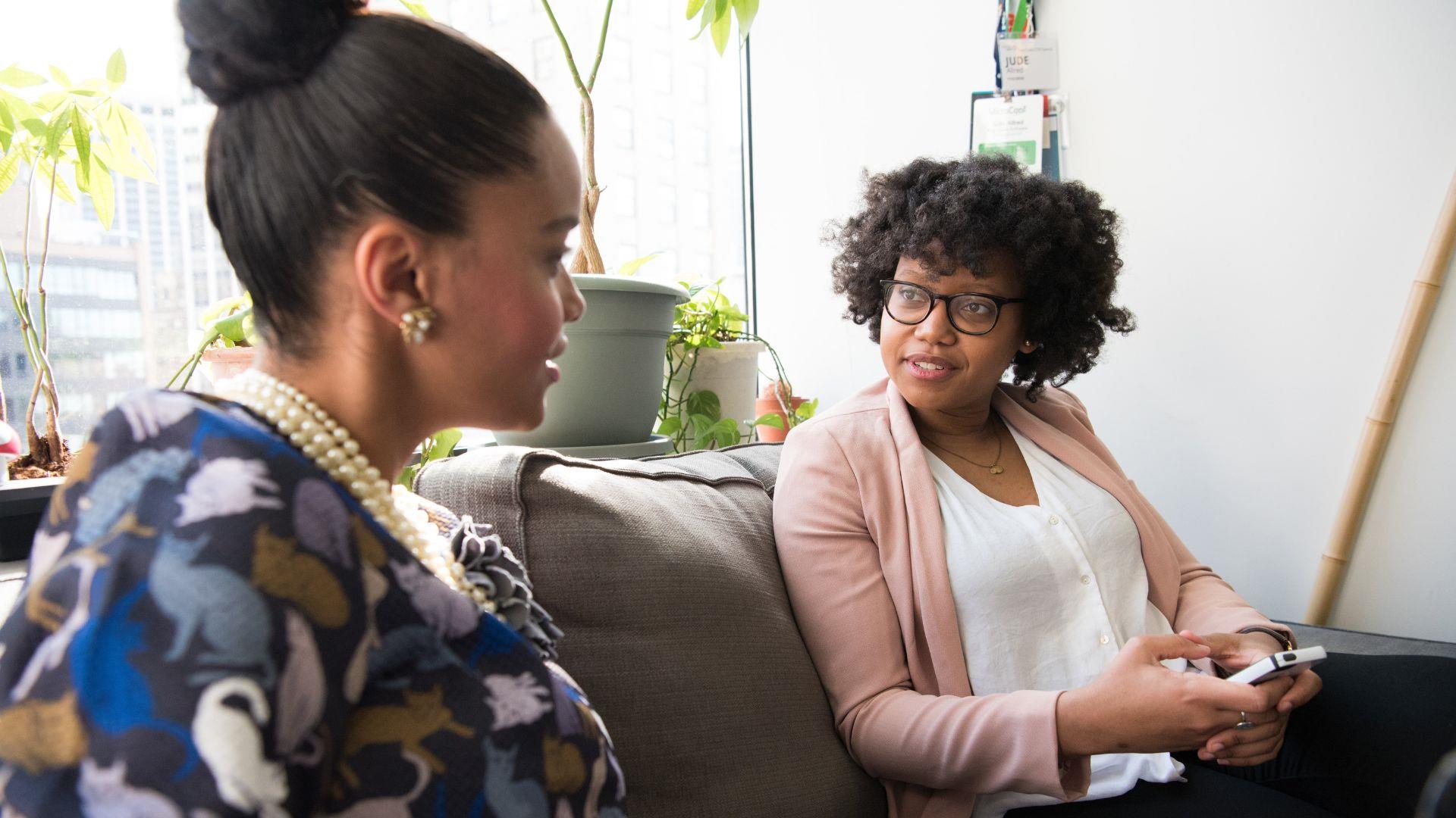 Business women networking