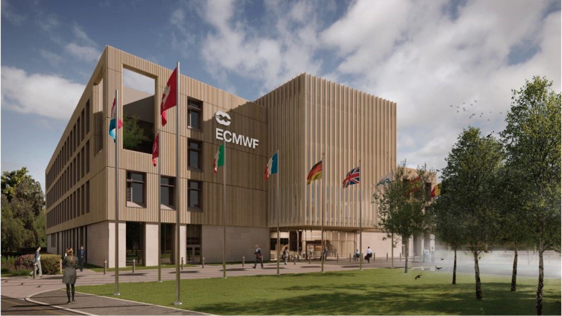 computer generated image of 2024 ECMWF building
