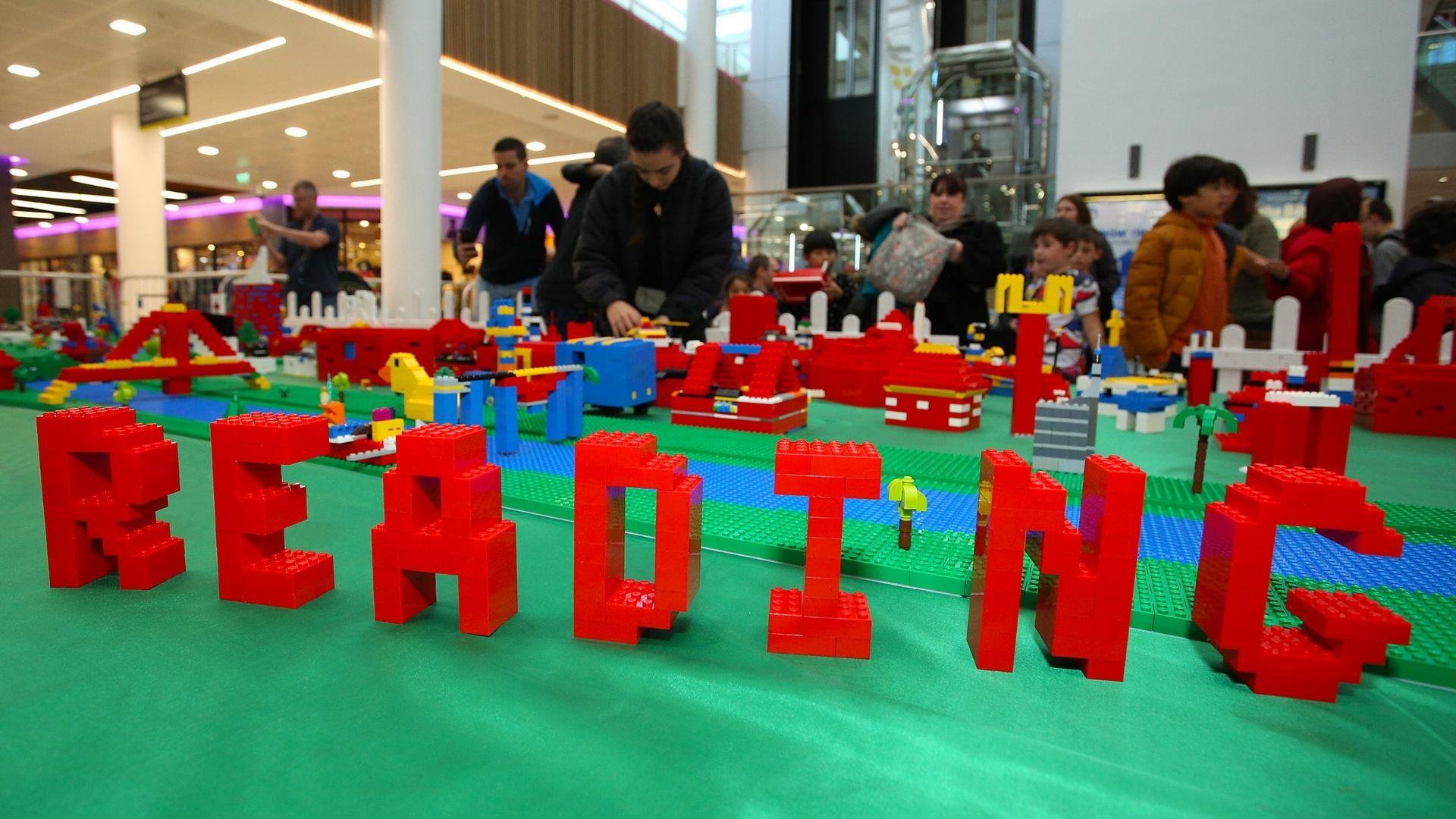 Reading written in LEGO