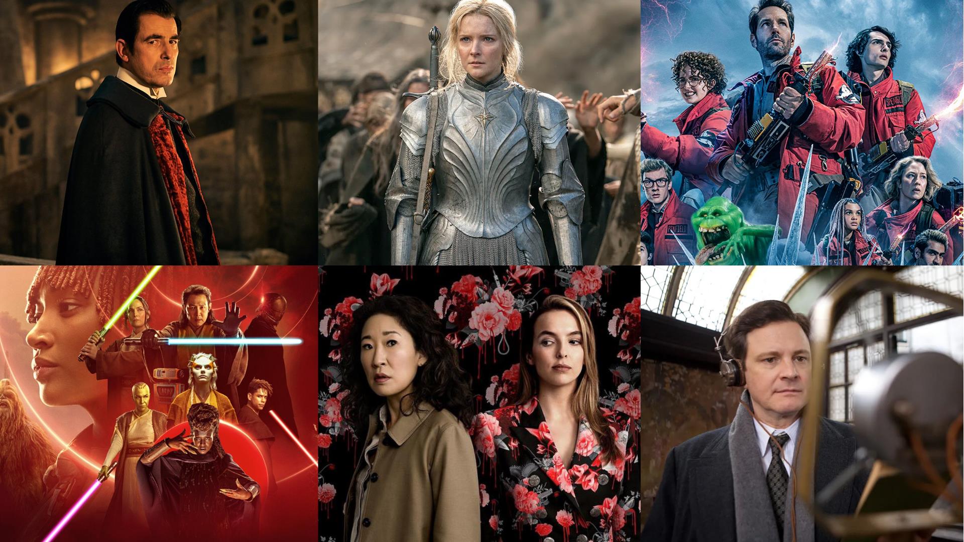 Collage of movie scenes