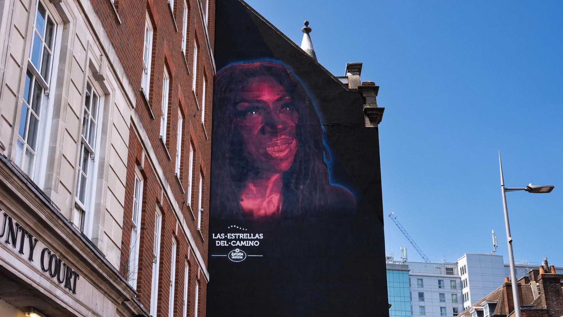 mural of Heather Small