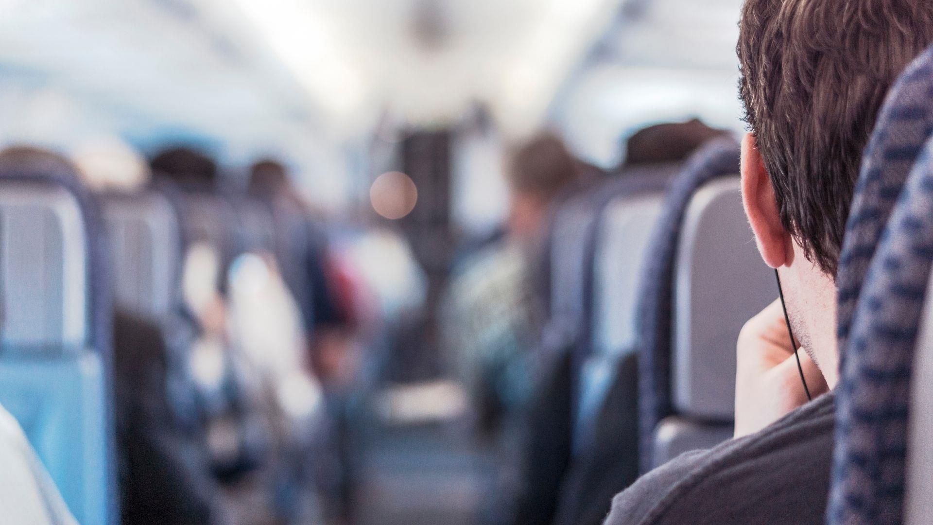 Group of people travelling by coach