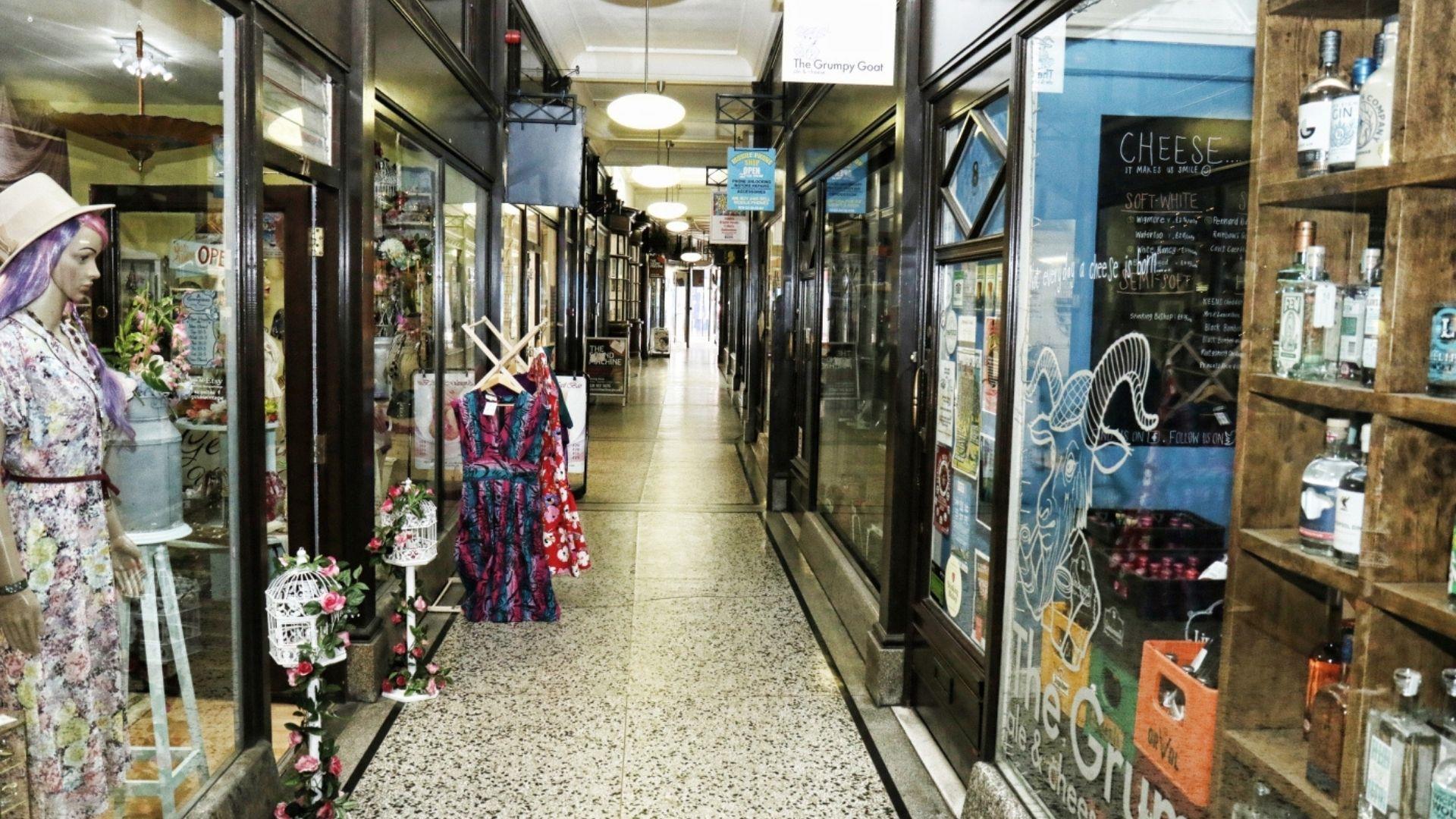 Harris Arcade shopping centre in Reading