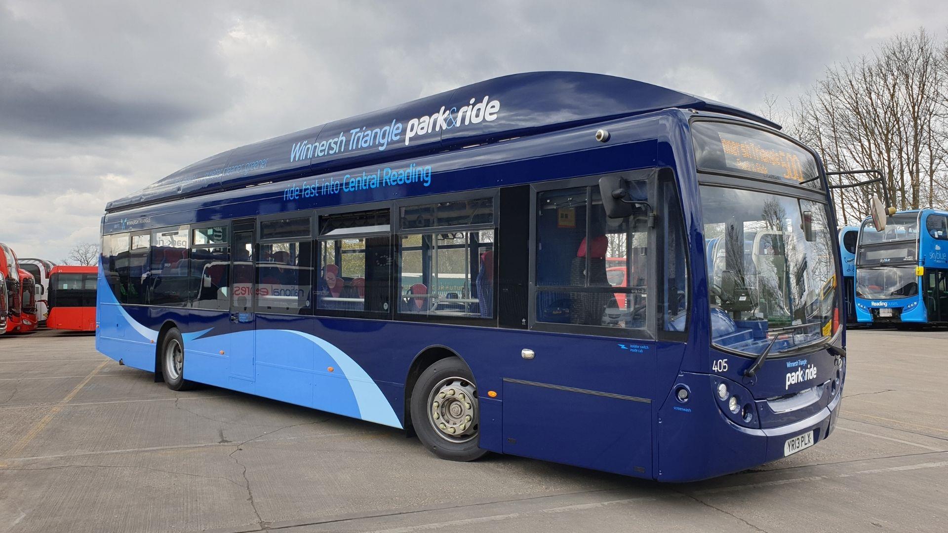 Winnersh Park & Ride bus in Reading