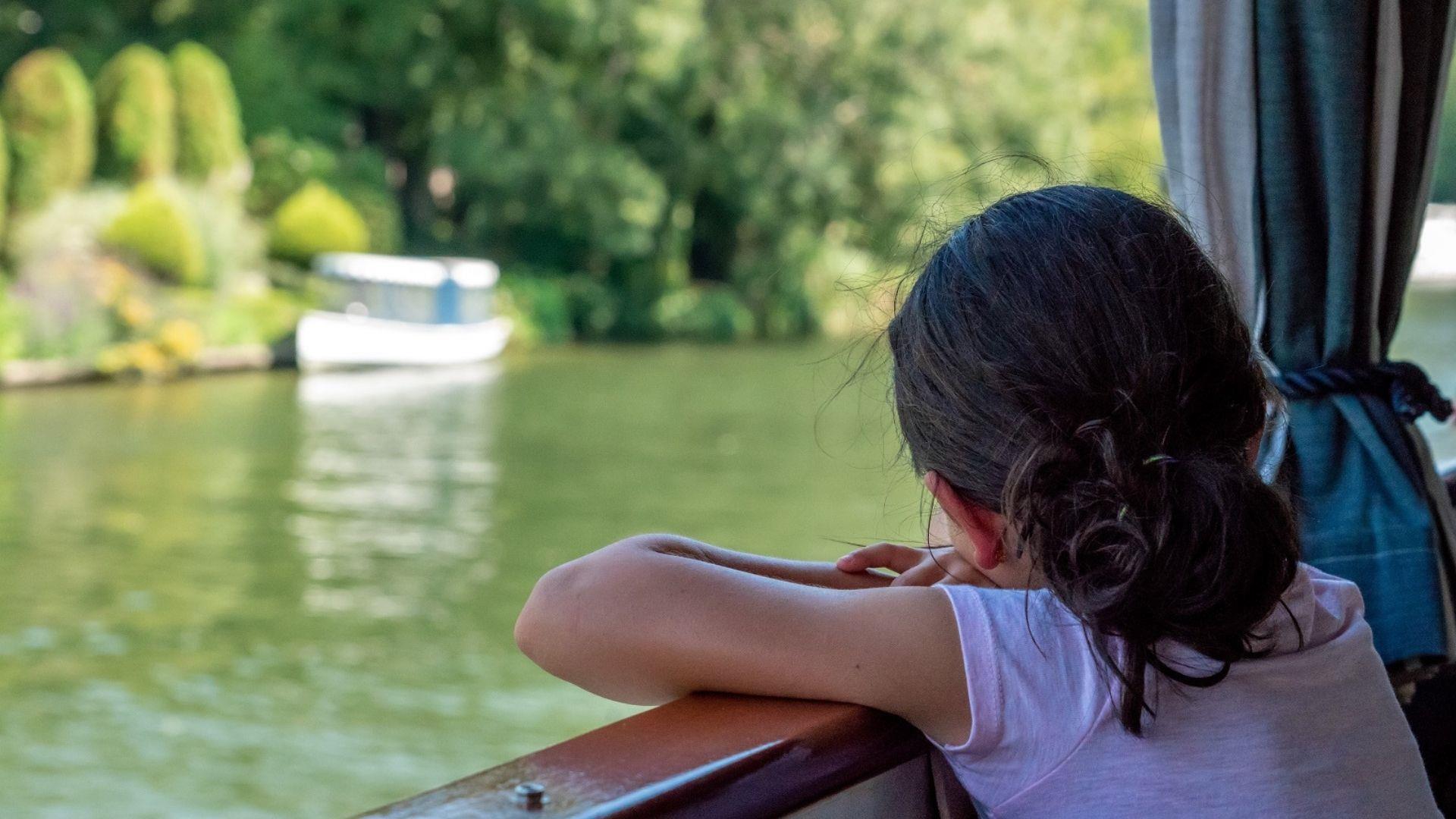 Young Girl on Thames River Cruise