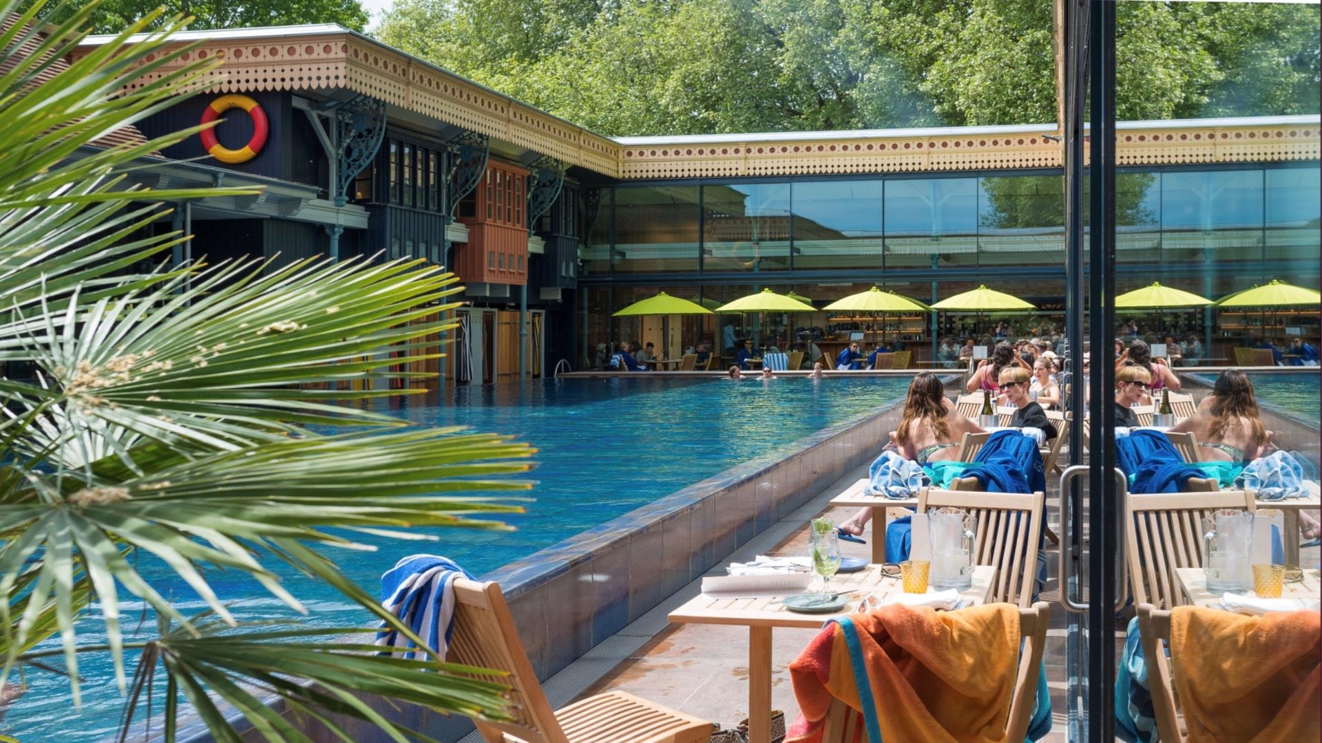 Dining at Thames LIDO