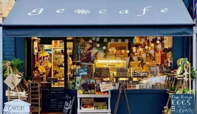 Cafe store front