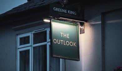 Sign out front