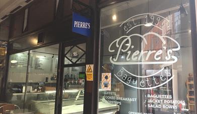 front of Pierre's