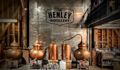 Interior of distillery