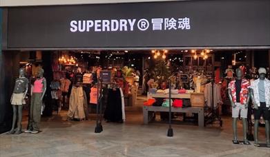 front window of Superdry