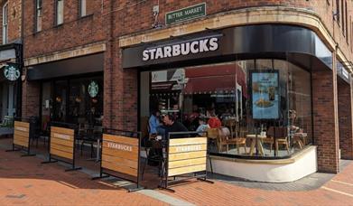 exterior of coffee shop