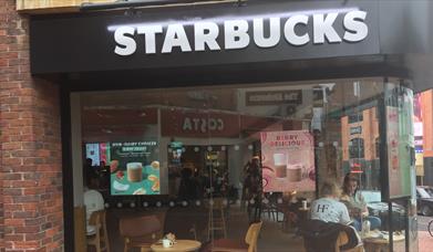 exterior of coffee shop