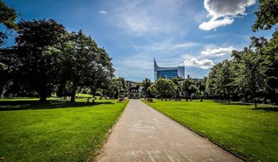 Forbury Gardens and the Blade