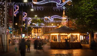 Broad St at Christmastime