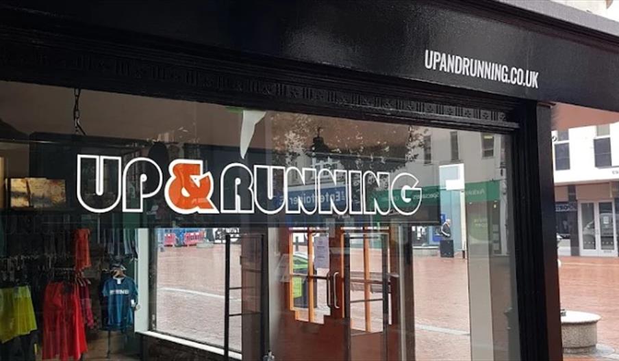 Up & Running shop window