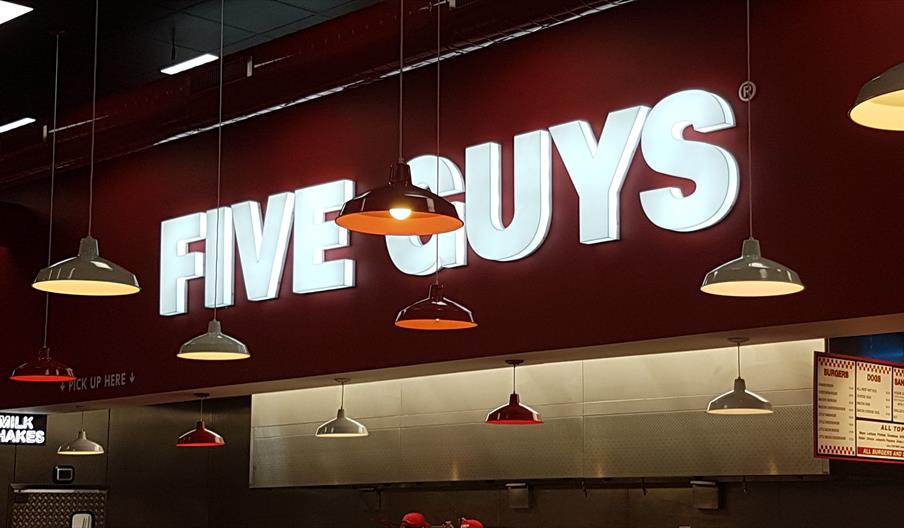 Five Guys sign