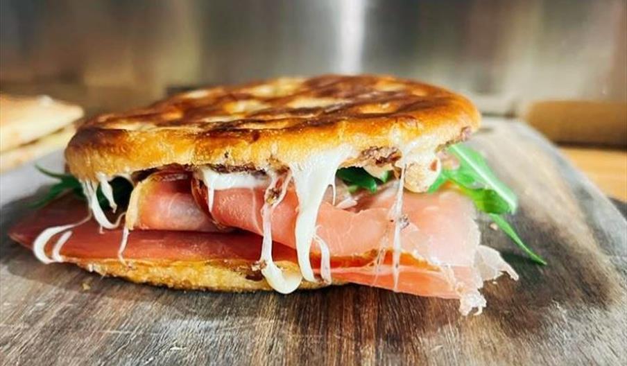 ham and cheese panini