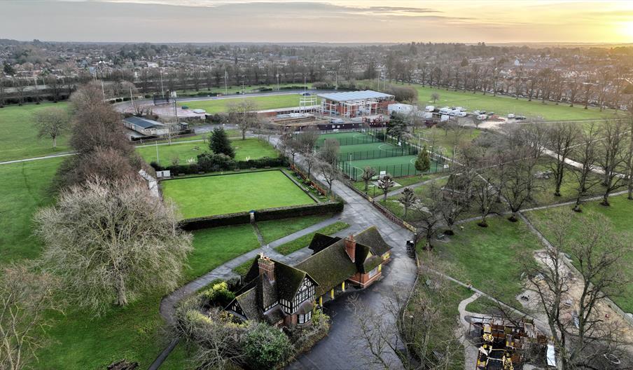 aerial view of Palmer Park