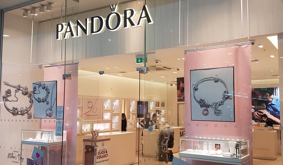 front of Pandora