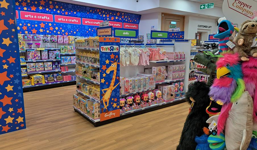 interior of toy shop