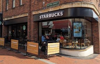 exterior of coffee shop