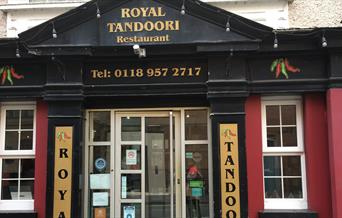 front door of restaurant