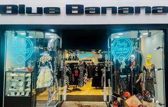 Blue Banana store front in Reading