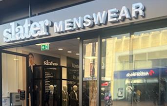 Slaters shop window