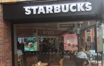 exterior of coffee shop