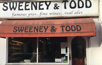 front of restaurant