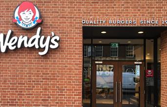 front door of restaurant