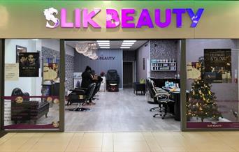 front of store